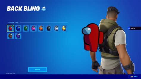 among us fortnite backbling